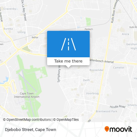 Djebobo Street map