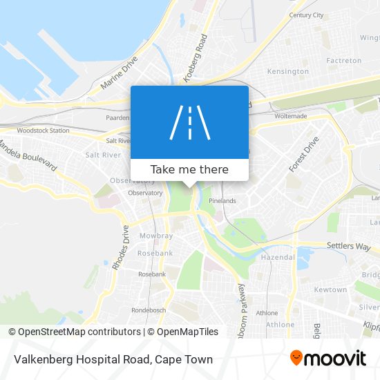 Valkenberg Hospital Road map