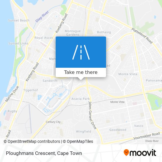 Ploughmans Crescent map