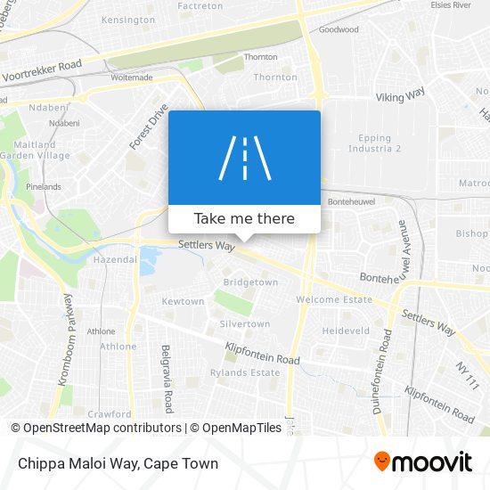 Chippa Maloi Way map