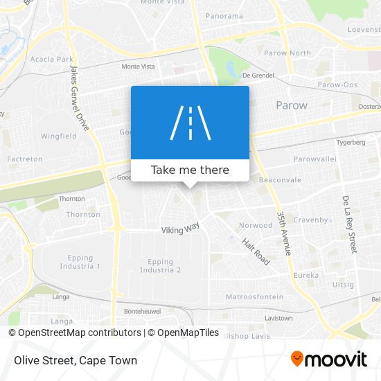 Olive Street map