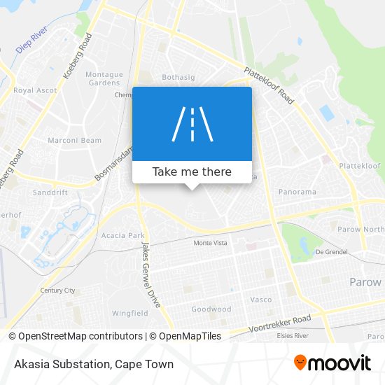 Akasia Substation map