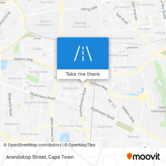 Arendskop Street map