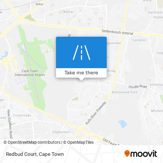 Redbud Court map