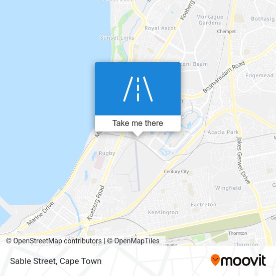 Sable Street map