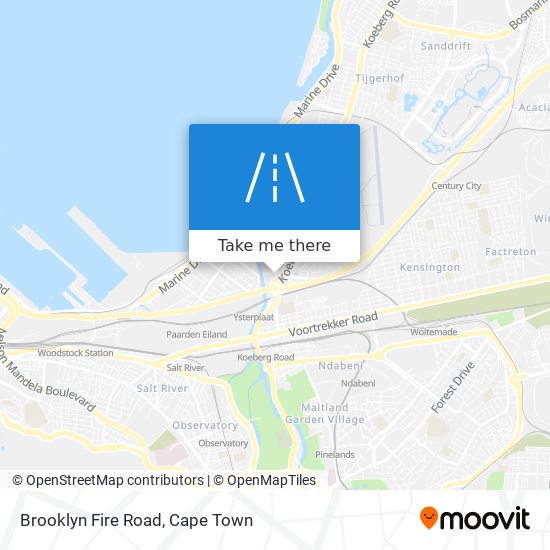 Brooklyn Fire Road map