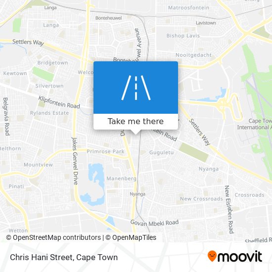 Chris Hani Street map