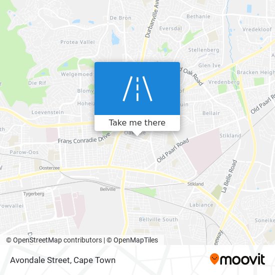 Avondale Street map