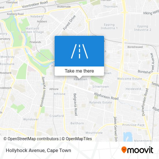 Hollyhock Avenue map
