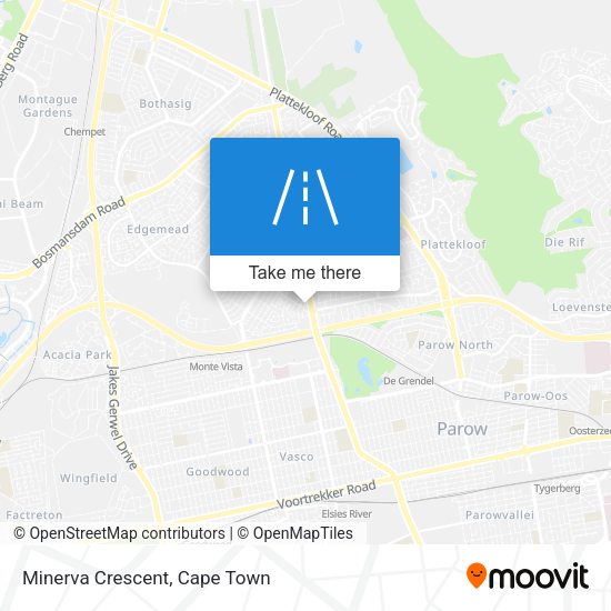 Minerva Crescent map