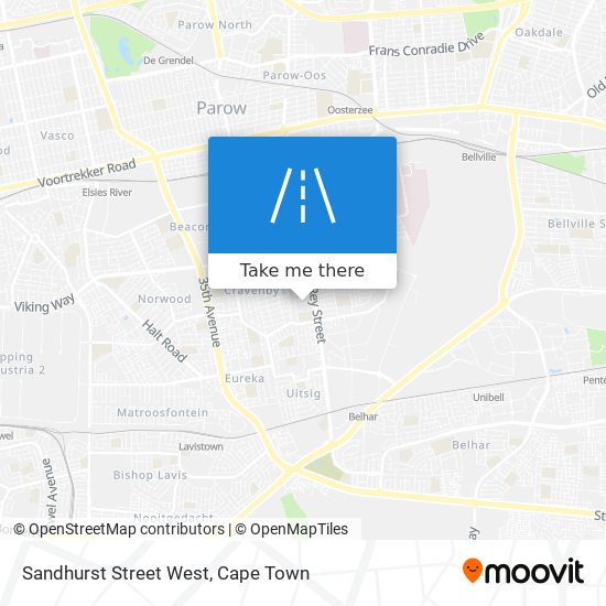 Sandhurst Street West map