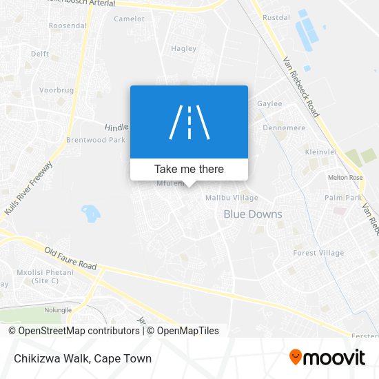 Chikizwa Walk map