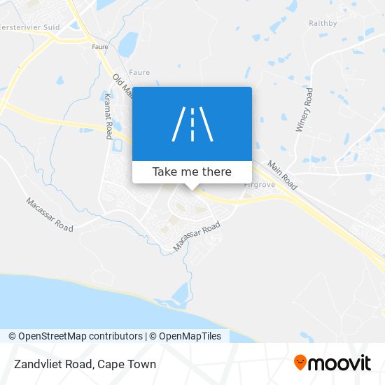 Zandvliet Road map