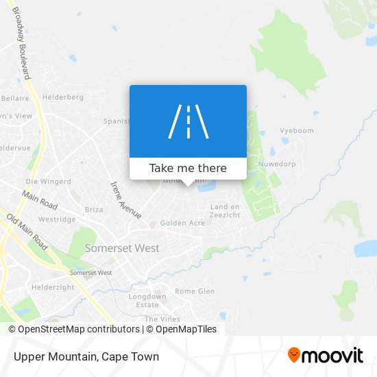 Upper Mountain map