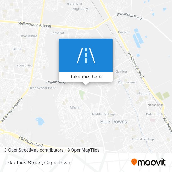 Plaatjies Street map