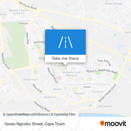 Seven Ngcobo Street map