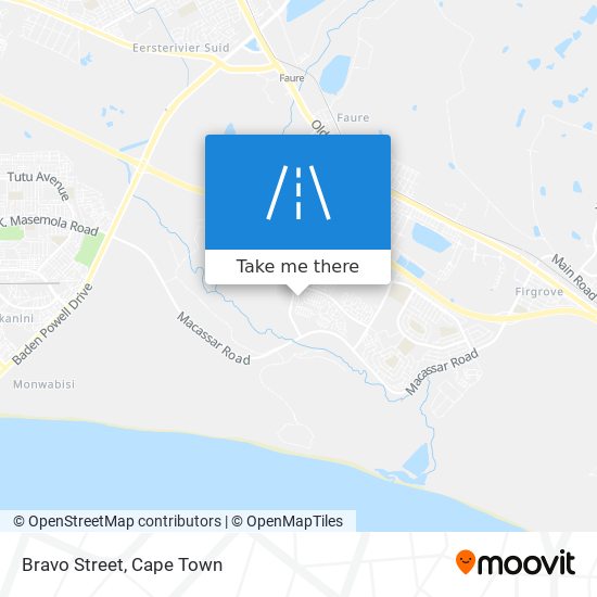 Bravo Street map