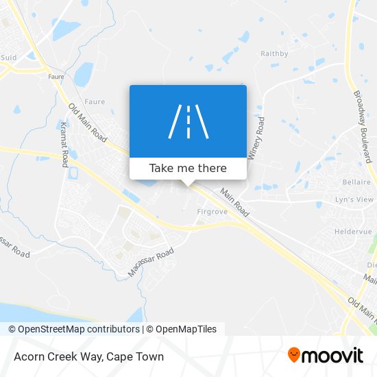 Acorn Creek Way map