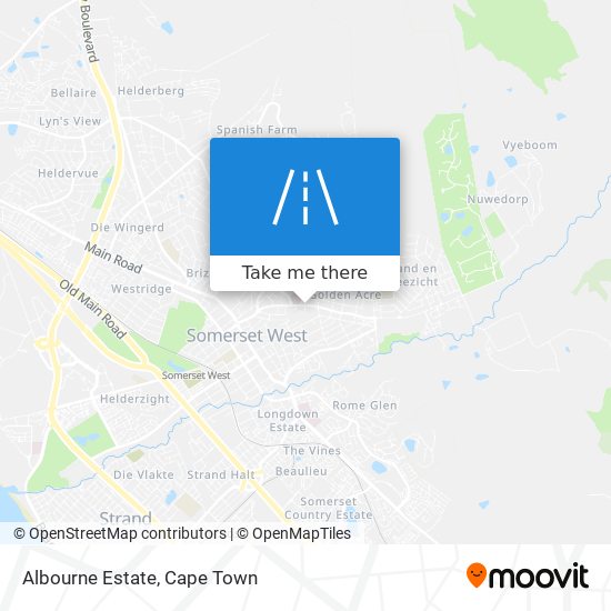 Albourne Estate map