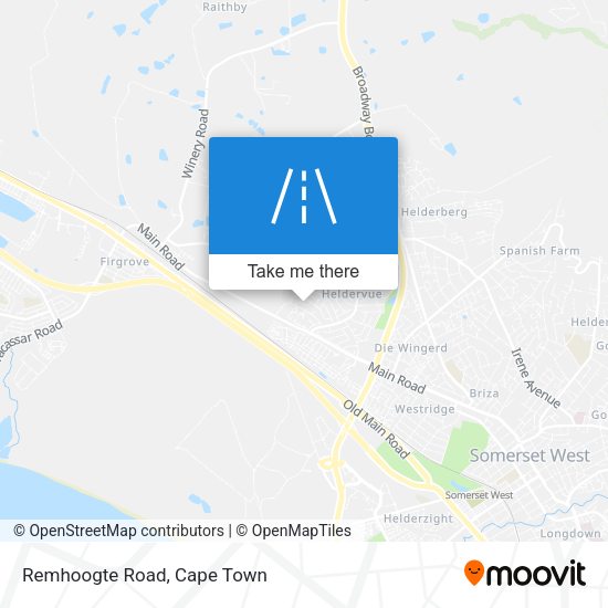 Remhoogte Road map