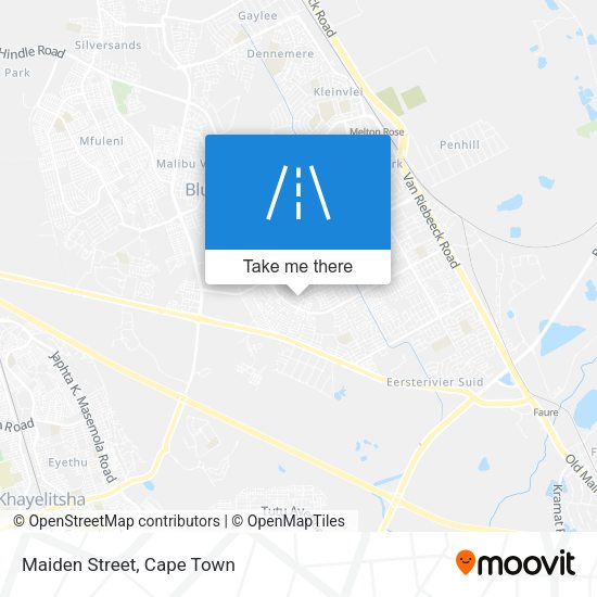 Maiden Street map