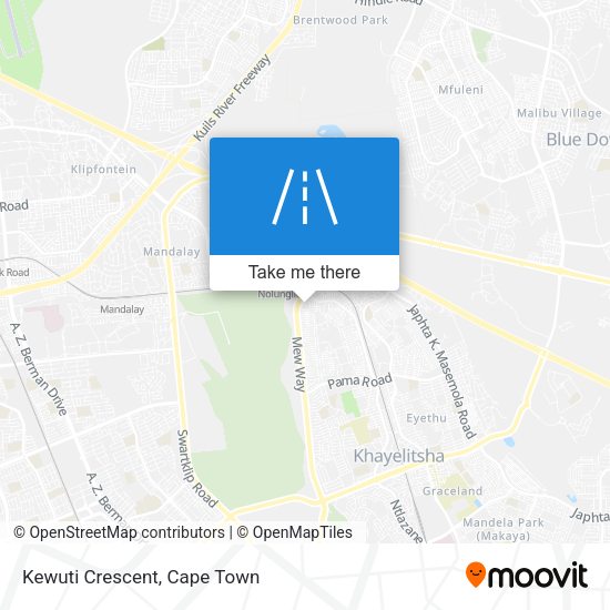 Kewuti Crescent map