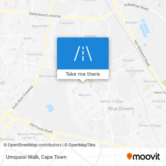 Umquosi Walk map