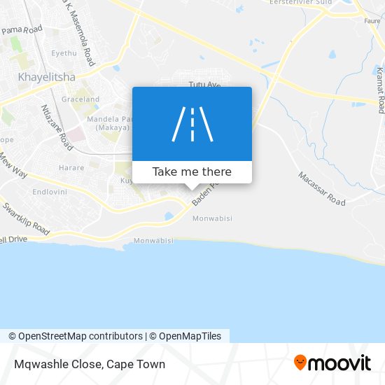 Mqwashle Close map