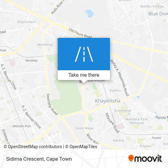 Sidima Crescent map