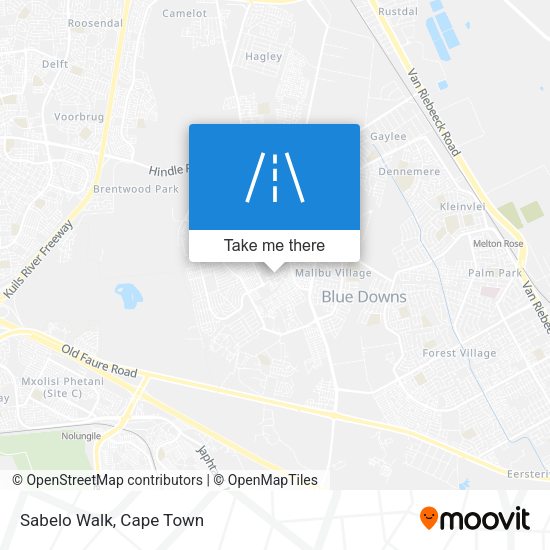 Sabelo Walk map