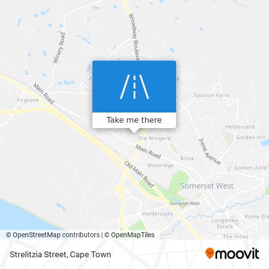 Strelitzia Street map