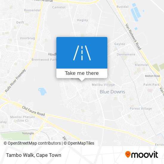 Tambo Walk map