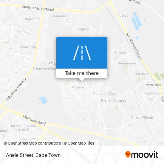 Anele Street map