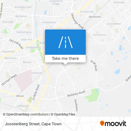 Joostenberg Street map