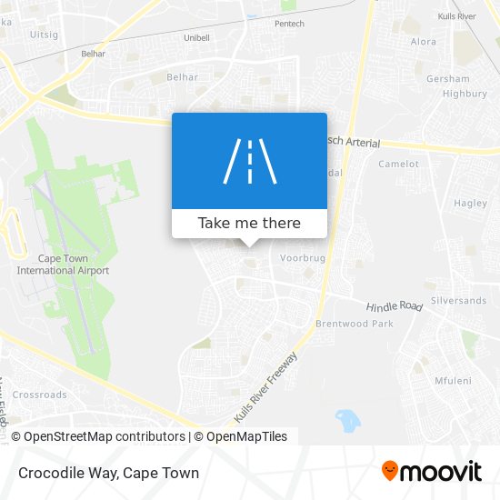 Crocodile Way map