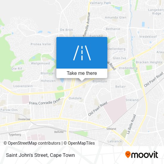 Saint John's Street map