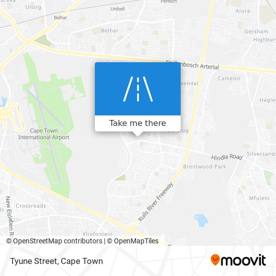 Tyune Street map