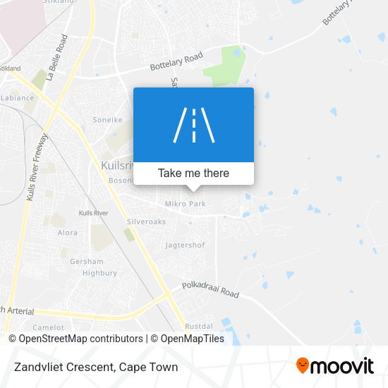 Zandvliet Crescent map