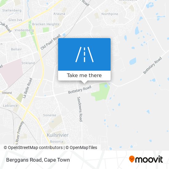 Berggans Road map