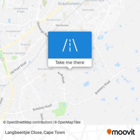 Langbeentjie Close map