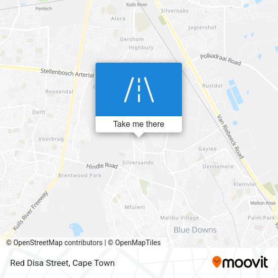 Red Disa Street map