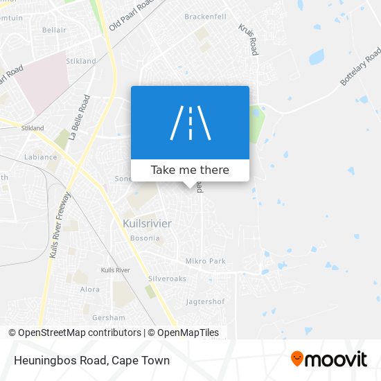 Heuningbos Road map