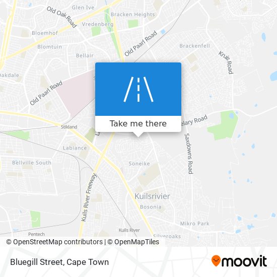 Bluegill Street map
