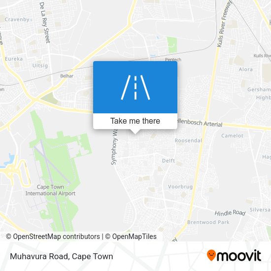 Muhavura Road map