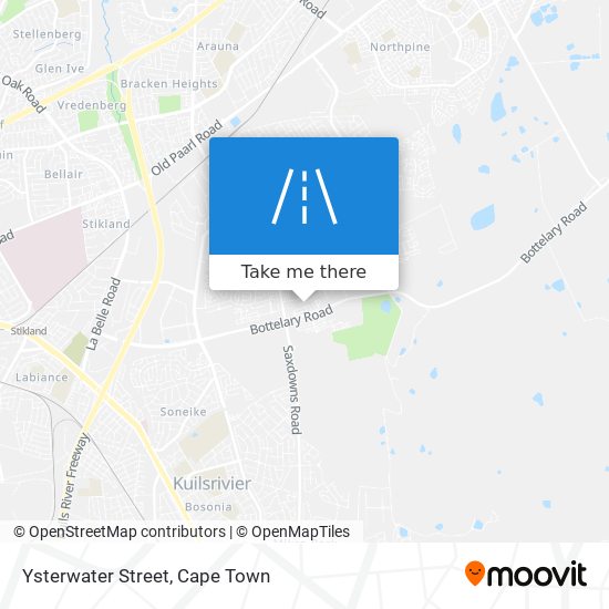 Ysterwater Street map