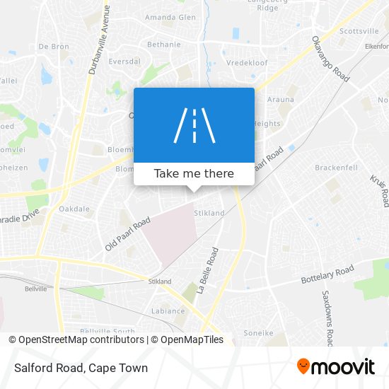 Salford Road map