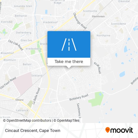 Cincaut Crescent map