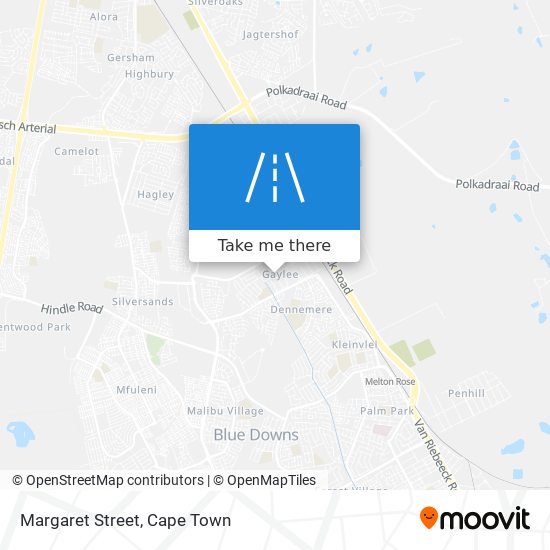 Margaret Street map