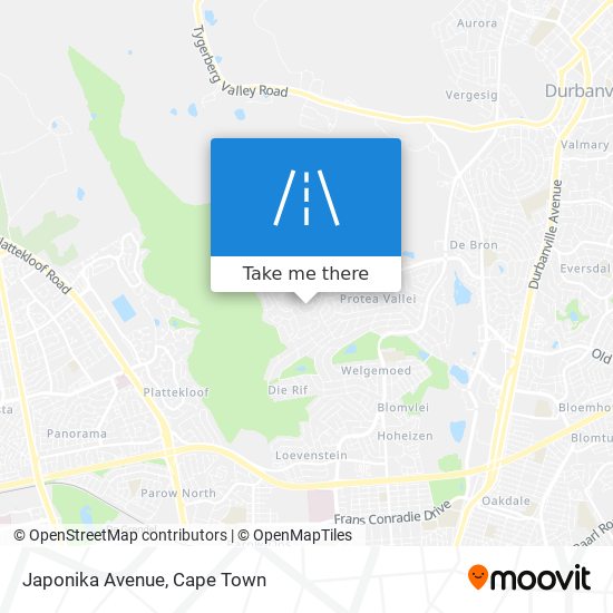 Japonika Avenue map