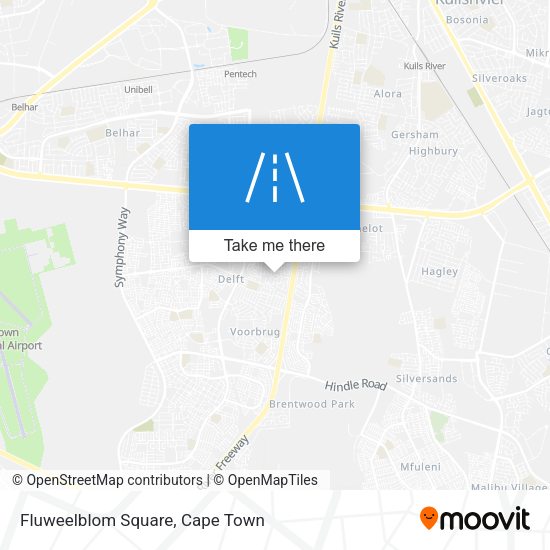 Fluweelblom Square map